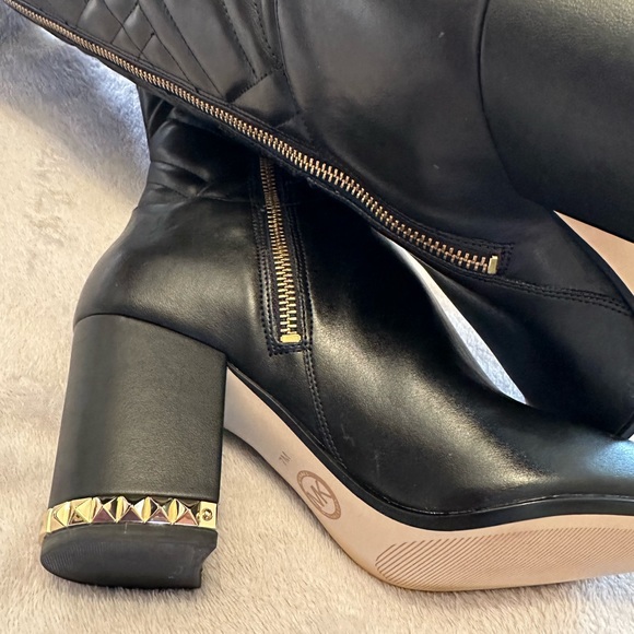SOLD‼️Michael Kors Nadine Boot Quilted Nappa PU Size:7 Black - Picture 8 of 15